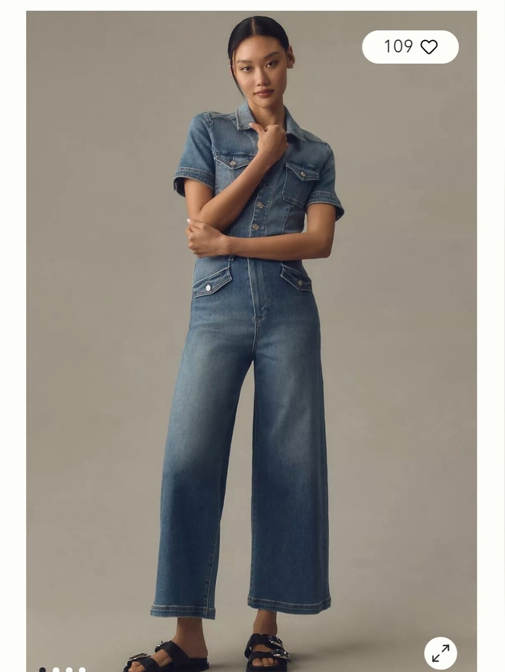 PAIGE Haper Ankle Jumpsuit Rock Show Sz.4 NWT